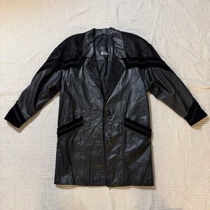 Women's Black Leather Jacket